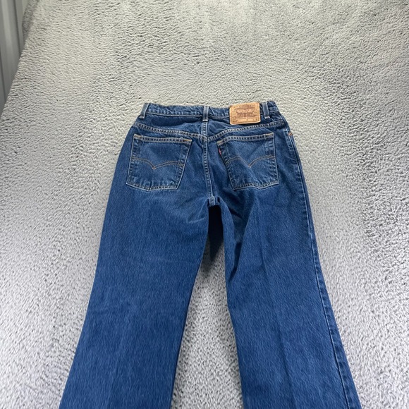 Vintage Levi's 517 Jeans Womens 11 Blue Cotton Denim Bootcut Low Rise Workwear - Picture 6 of 10